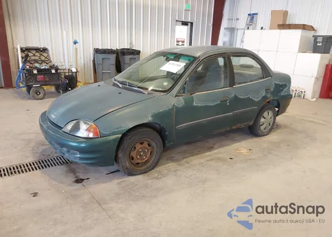 1998 Chevrolet Metro Lsi from USA, damaged, VIN 2C1MR5225W6734147